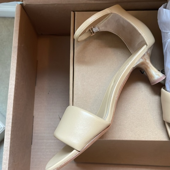 Vince Pepa Leather Heeled Sandal - Picture 2 of 5